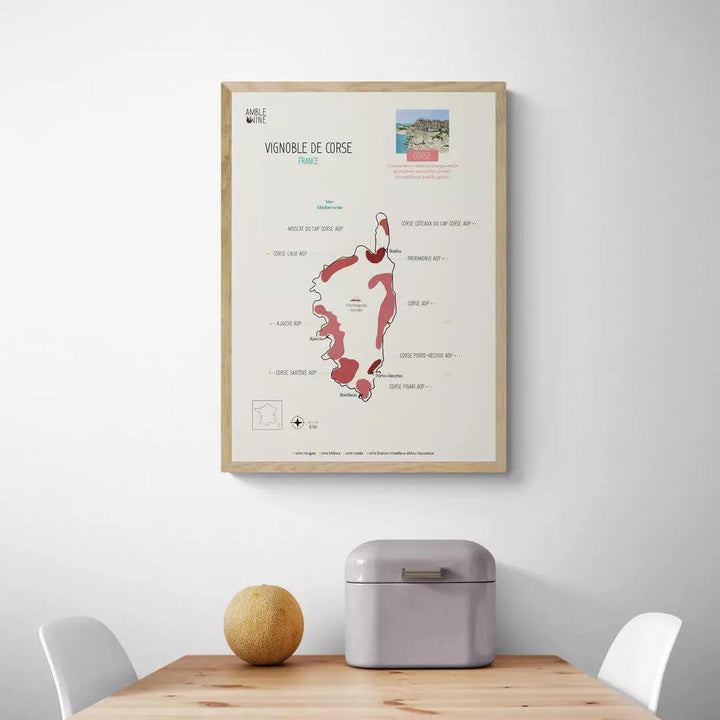 Carte des vins de Corse